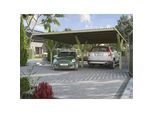 Doppelcarport WEKA, braun, B/H/T: 241cm x, Carports