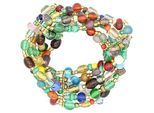 Armband "Rainbow", Damen, Gr. Glas, bunt (multi), COLLEZIONE ALESSANDRO, Armbänder Armband