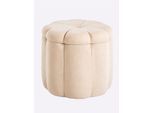 Hocker HEINE HOME, beige, B:44cm H:39cm T:44cm, Hocker, Hocker