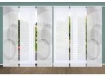 Schiebegardine HOME IN GREEN "AFONSO" Gr. 1, grau, B:60cm H:245cm, Polyester, Gardinen, Schiebegardine, SET DIGITALDRUCK,BAMBUSOPTIK RECYCELT