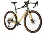 Gravelbike KROSS "KROSS Gravelbike Esker RS 1.0 28" grau" Gr. 51, grau (grau, grau), Fahrräder, Herren, 51cm, 28 Zoll (71,12cm) hinten: 28 Zoll (71,12cm), Gravelbike, mit Carbon-Rahmen und -Gabel