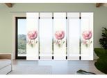 Schiebegardine HOME IN GREEN "MELIORA", rosa (rose), B:60cm H:245cm, Polyester, Gardinen, Schiebegardine, Bambusoptik, SET, recycelt, Digitaldruck