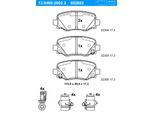 ATE Bremsbelagsatz, Scheibenbremse 13046026022 für JEEP Fiat ALFA ROMEO