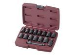 Kraftwerk Schlagstecknuss-Satz 1/2" 16-teilig (380005)