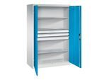C+P Werkzeugschrank mit Schubladen Acurado, 1950x1200x600mm, 7035/5012 ; C + P Möbelsysteme (8932-5030|S10351)