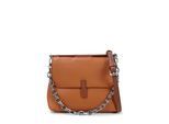 Schultertasche HARPA "KOA", Mädchen, Gr. B/H/T: 10cm x 17cm x 25cm, karamell, Lederimitat, unifarben, Taschen Schultertasche, mit unterteiltem Hauptfach