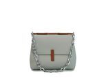 Schultertasche HARPA "KOA", Mädchen, Gr. B/H/T: 10cm x 17cm x 25cm, hellblau, Lederimitat, unifarben, Taschen Schultertasche, mit unterteiltem Hauptfach