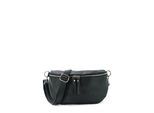 Schultertasche HARPA "PIPER", Mädchen, Gr. B/H/T: 7cm x 16,5cm x 27cm, schwarz, Leder, unifarben, Taschen Schultertasche, Mit mehreren Fächern