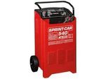 Helvi sprint CAR 540 - Batterieladegerät und Starter auf Rädern - 12/24 V