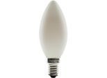 SEGULA LED-Leuchtmittel "LED Kerze opal-matt", Energieeffizienz: G (A-G), weiß, L:100cm Ø:35cm, Leuchtmittel, dimmbar, E27, E27, Kerze opal-matt, Ambient Dimming