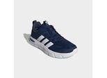 Walkingschuh ADIDAS SPORTSWEAR "CLOUDFOAM FLEX ELASTIC LACE", Herren, Gr. 48, dunkelblau, ftwr weiß, shadow navy, Textil, Schuhe Walkingschuh