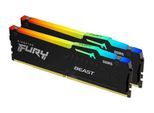 Kingston FURY Beast RGB DDR5 Kit, 32 GB: 2 x 16 GB, DIMM 288-PIN, 6000 MHz, PC5-48000