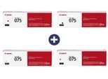 Canon Original Toner 075 4er-Set Multipack schwarz, cyan, magenta, gelb 6365C002, 6364C002, 6363C002, 6362C002