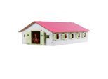 Kids Globe Farming Reiterhof mit 9 Pferdeboxen, Pferdehof aus Holz, mit Faltdach