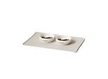 Minty&Marla Futterstation 3er Set Katze beige