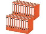LEITZ® Ordner 1015, DIN A4, Rückenbreite 52 mm, 20 Stück, orange