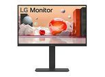 LG IPS-Monitor 24BA650-B, 23,8”, 1920 x 1080 Full HD, HDMI/USB/DisplayPort, höhenverstell-, neig-, schwenk- und drehbar, schwarz