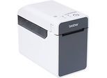 Brother Etikettendrucker TD-2125N, Thermodirektdruck, 203 dpi, 152 mm/s, USB/LAN, grau