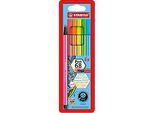 STABILO® Fasermaler Pen 68 in 6er Etui, Neon