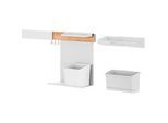 tesa® Küchenorganizer Kombi-Set XL, Reling-System, weiss, Power.Kit, L 140 x B 865 x H 340 mm, bis 20 kg,