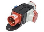 CEE-Adapter MIXO MOSEL 1xCEE-Stecker 400V,32 A,5-polig IP44 AS-SCHWABE