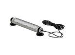 LED Maschinenleuchte Bauer & Böcker Nachtwächter L, kabelgebunden, 9 W, 900 lm, 5500 K, um 360° drehbare Gelenke, Magnetfuss, IP67, Aluminium, grau