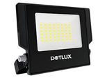 Dotlux LED-Strahler FLOOReco 30 W, 4000 K, IP66, schwarz