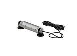 LED Maschinenleuchte Bauer & Böcker Nachtwächter M, kabelgebunden, 6 W, 600 lm, 5500 K, um 360° drehbare Gelenke, Magnetfuss, IP67, Aluminium, grau