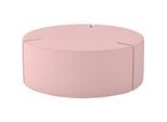 Nowy Styl Sitzpouf Tri.Ply L, modular, Blazer-Stoff, ø 115 cm, rosa
