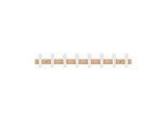Wandgarderobe Functionals STICKS HJH 90, 16 Haken, bis 10 kg, Holz und Kunststoff, Eiche-Natur/weiss