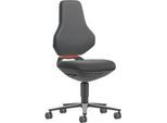 TEXON 2 Arbeitsstuhl Supertec schwarz, besonders robust, mit Auto-Motion Technik und Rollen