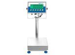 Bodenwaage ae ADAM Gladiator GGF 75H, ungeeicht, wasserfest, Ablesbarkeit 1 g/Wägebereich bis 75 kg, RS-232, LED, Plattform B 400 x T 500 mm, Edelstahl