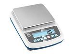 KERN & Sohn Präzisionswaage mit LCD-Display, Umschaltfunktion, Justierprogramm CAL, Wägefläche 190×180 mm, Wägebereich 6000 g, Ablesbarkeit 0,1 g