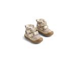 Stiefel WHEAT "WHEAT Winterboot Dowi Tex", Mädchen, Gr. 24, gold (grau rose flowers), Leder, Schuhe Stiefel