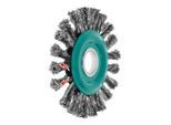 Lessmann Rundbürste Wechselzopfung, INOX-Draht 0,50 mm, Bürsten-⌀xBohrungs-⌀ / Gewinde: 115X22 mm (472811WZ)