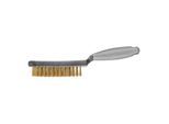 PFERD TOOLS Handbürste mit Kunststoffkörper und ergonomischem Griff HBUP 4reihig Messing-Draht-Ø0,30 (43674508)