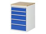 Rau Schubladenschrank Buche-Top und 5 x Schubl.-L 2x120 2x150 1x180mm (03-L5.11A-B.11)