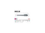 RUKO Hartmetall Frässtift Form C Walzenrund (WRC) Durchmesser 6,0 mm L1 min 56 mm (116020B)
