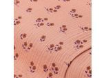 Musselin/Doppel-Gaze "Blümchen", peach-color