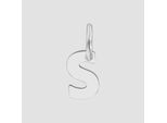 Buchstabenanhänger ADELIA´S "Unisex Anhänger – Buchstabe N Buchstabenanhänger aus 925 Silber", silber, Schmuckanhänger, Damen, Silber 925 (Sterlingsilber), Zum Verschenken – passend für viele Anlässe