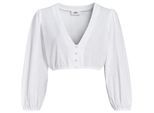 Damen Dirndl-Bluse unifarben