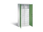 C+P Werkzeugschrank Acurado, H1950xB930xT500mm, Front Resedagrün, Korpus Lichtgrau (8921-303) ; C + P Möbelsysteme (8921-303|S10040)