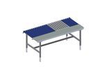 Rocholz Rollenbahntisch mit Arbeitsfläche und eichfähige Waage SYSTEM 2000 BxTxH: 1955x920x690-960 mm (203012)