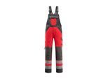 Mascot Gosford Latzhose Größe 76C54, hi-vis rot/dunkelanthrazit (15969-948-22218-76C54)