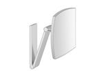 Keuco iLook_move Kosmetikspiegel 17613170000 5-fach Vergrößrung, Wandmodell, 200 x 200 mm, Aluminium-finish
