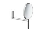 Keuco Plan Kosmetikspiegel 17649170002 5-fach Vergrößerung, Ø 193mm, unbeleuchtet, Aluminium-finish