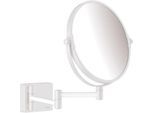 hansgrohe AddStoris Rasierspiegel 41791700 Vergrößerung 1-fach, 3-fach, Wandmontage, weiß matt