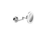 Hewi LED-Kosmetikspiegel 950.01.26040 5-fache Vergrößerung, Ø 200mm, 5-fach, beleuchtet, verchromt