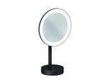 Kludi VELA R LED-Kosmetikspiegel 58995N2F Vergrößerung 3-fach, freistehend, brushed gunmetal