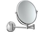 Hansgrohe Logis Universal Rasierspiegel 73561000 3-fach Vergrößerung, schwenkbar, neigbar, chrom